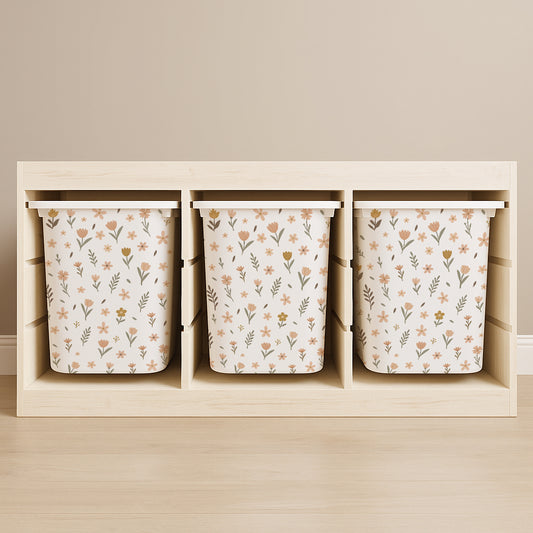 Wildflower Stickers For Ikea Trofast Drawers