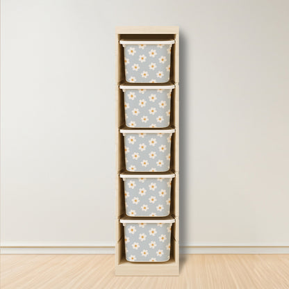 Daisy Stickers For Ikea Trofast Drawer (Side Facing Vertical Units)
