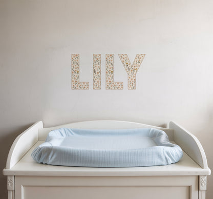 Wildflower Personalised Names Wall Stickers