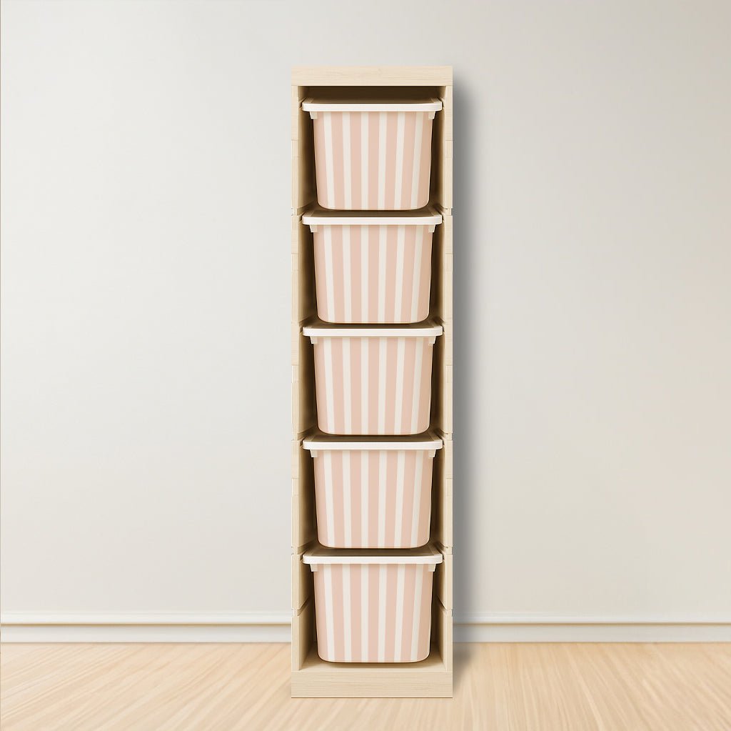 Striped Stickers For Ikea Trofast Drawers (Side Facing Vertical Units) - Nursery Stickers