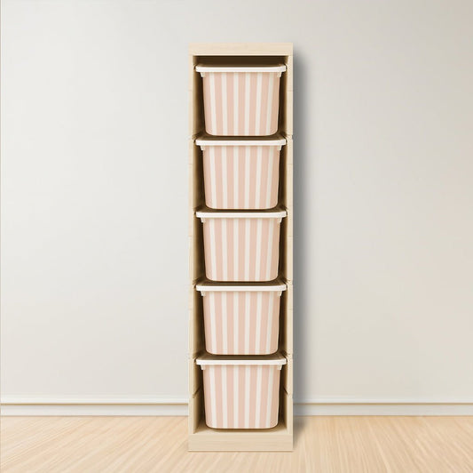 Striped Stickers For Ikea Trofast Drawers (Side Facing Vertical Units) - Nursery Stickers