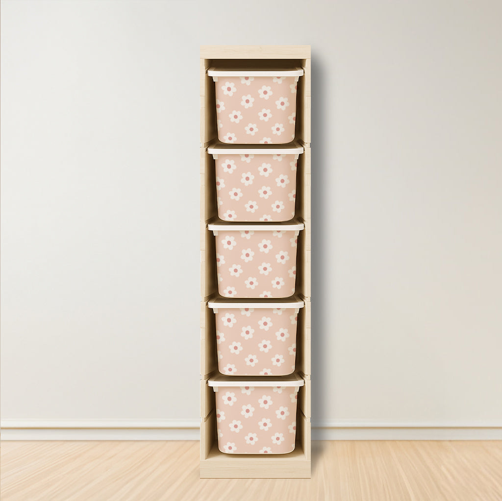 Daisy Stickers For Ikea Trofast Drawer (Side Facing Vertical Units)
