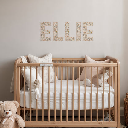 Wildflower Personalised Names Wall Stickers