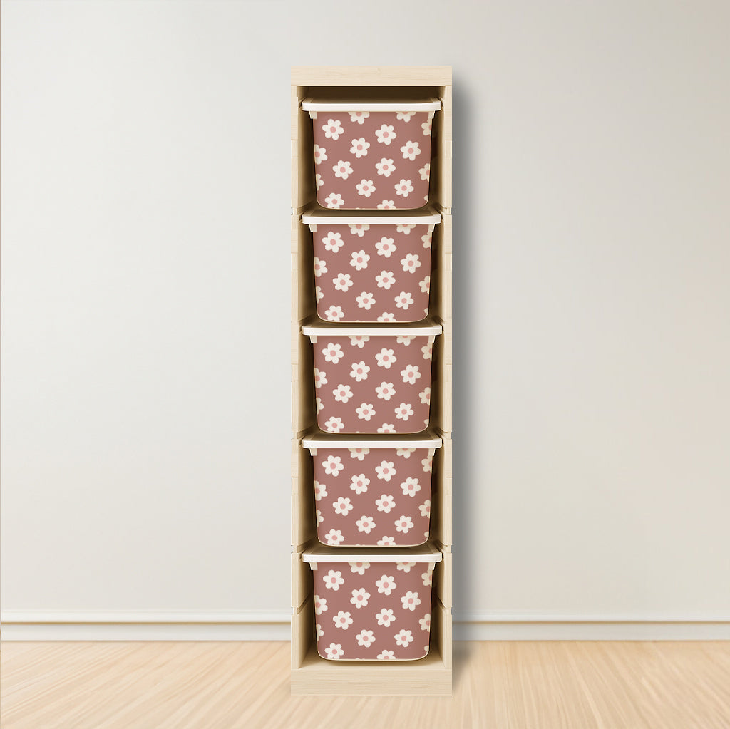 Daisy Stickers For Ikea Trofast Drawer (Side Facing Vertical Units)