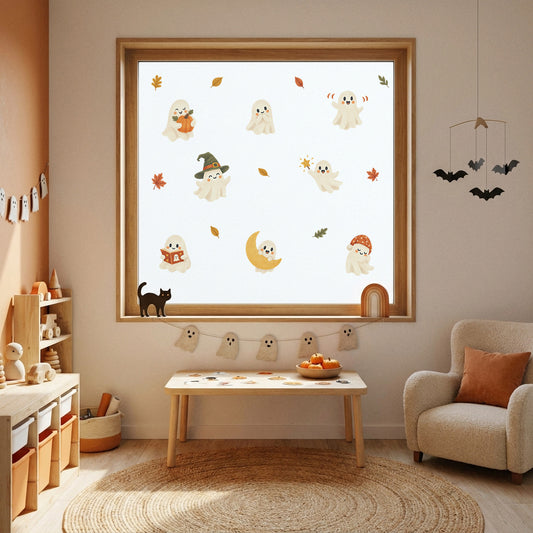 Spooky Cute Ghost Nursery Wall Stickers