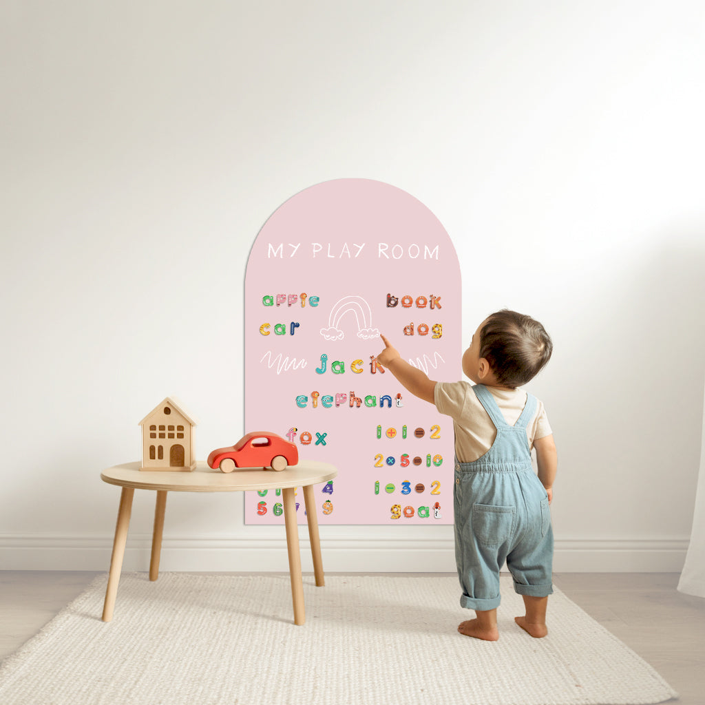 Removable Magnetic Arch Chalk Board Wall Sticker