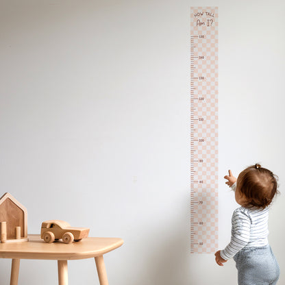 Check Kids Height Chart Wall Sticker