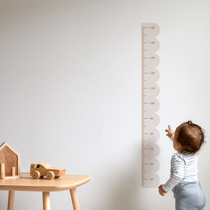 Scallop Kids Height Chart Wall Sticker