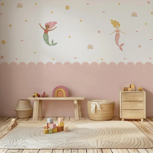 Mermaid Dreams Nursery Wall Stickers - Nursery Stickers