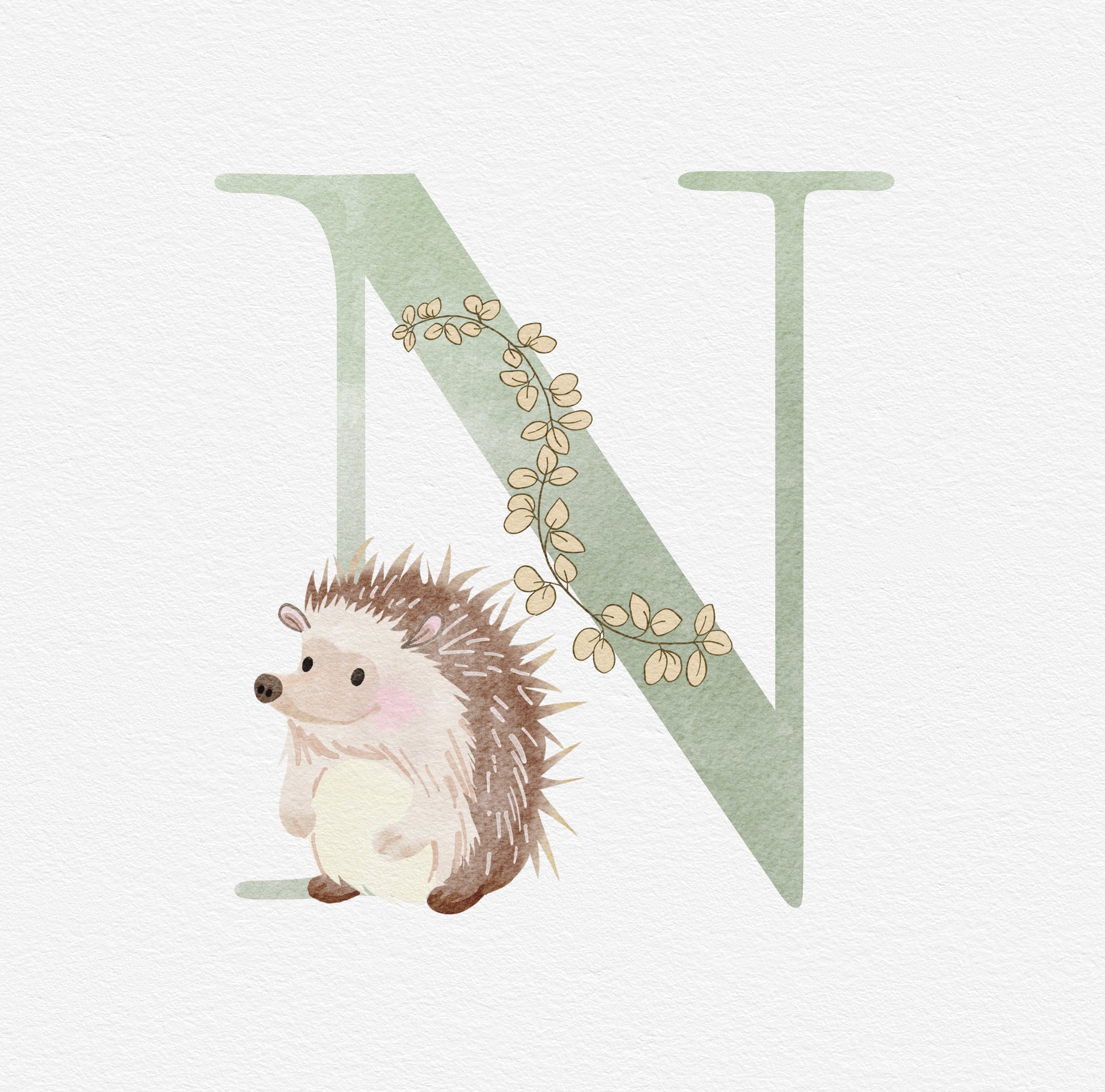 Letter N - Nursery Stickers
