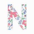 Letter N - Floral