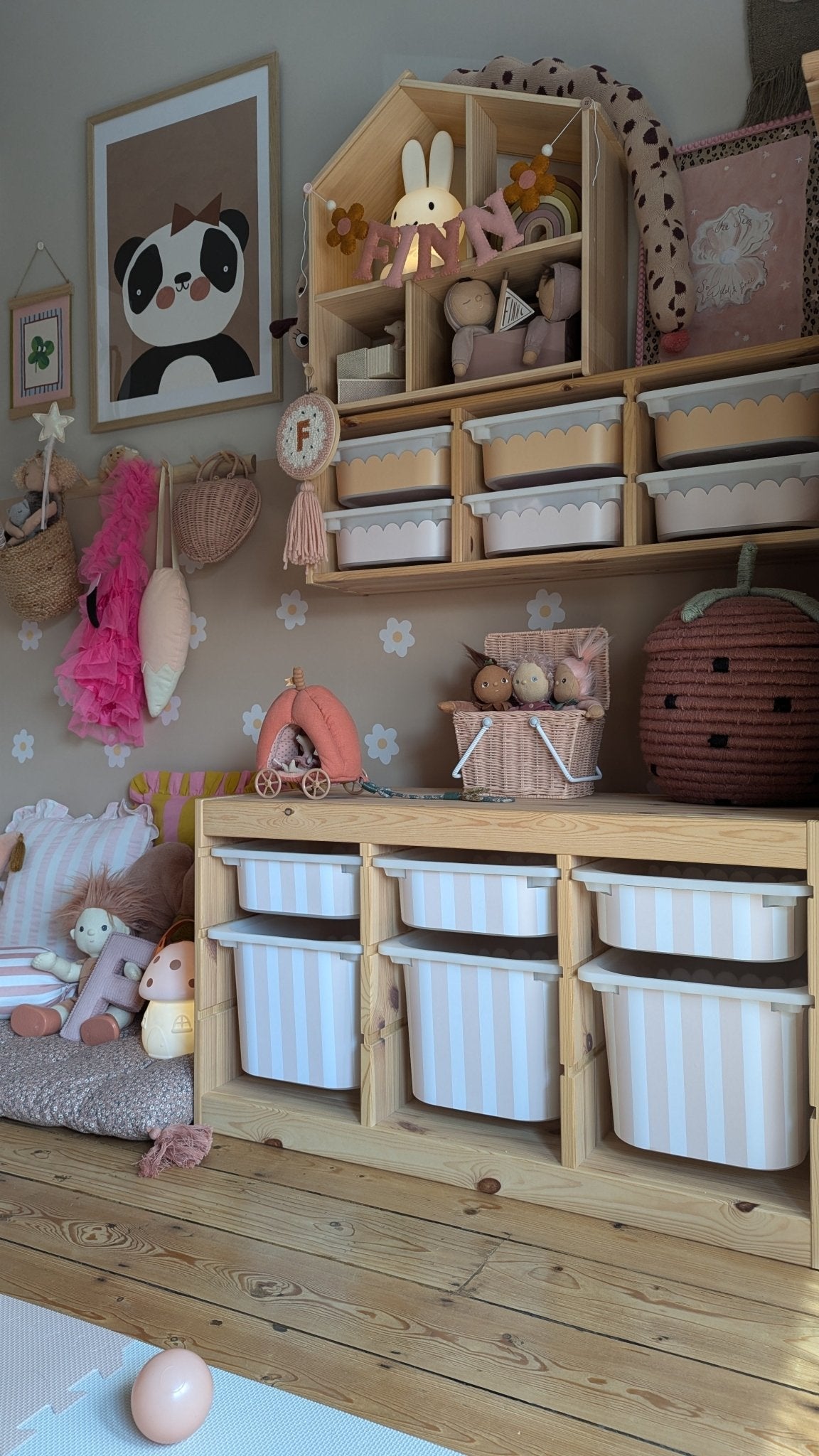 Striped Stickers For Ikea Trofast Drawers - Nursery Stickers