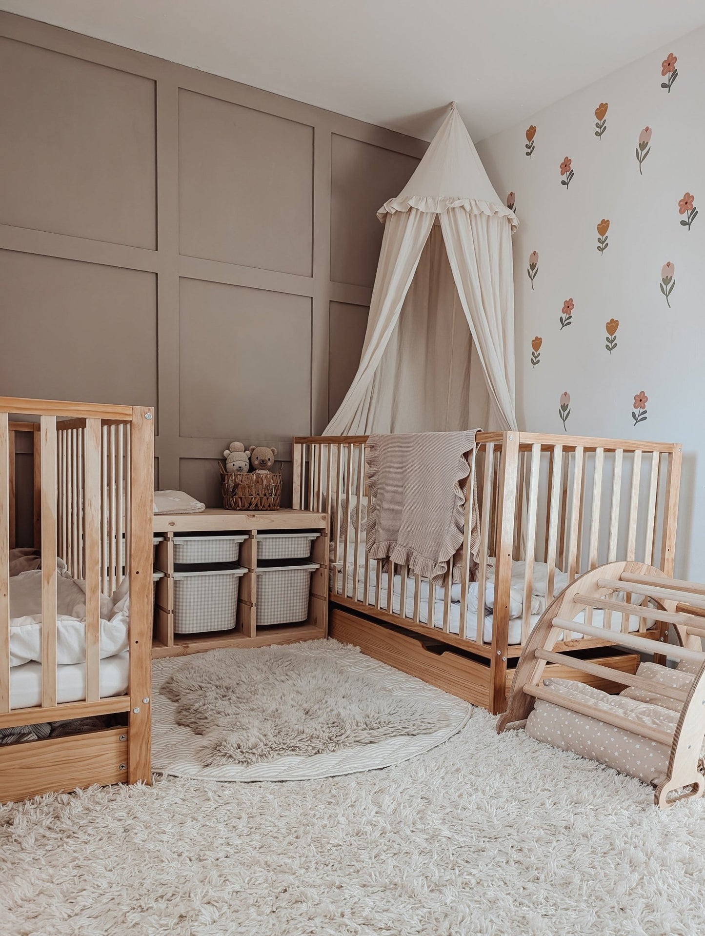 Boho Flowers Nursery Wall Stickers - Nursery Stickers