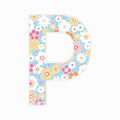 Letter P - Floral