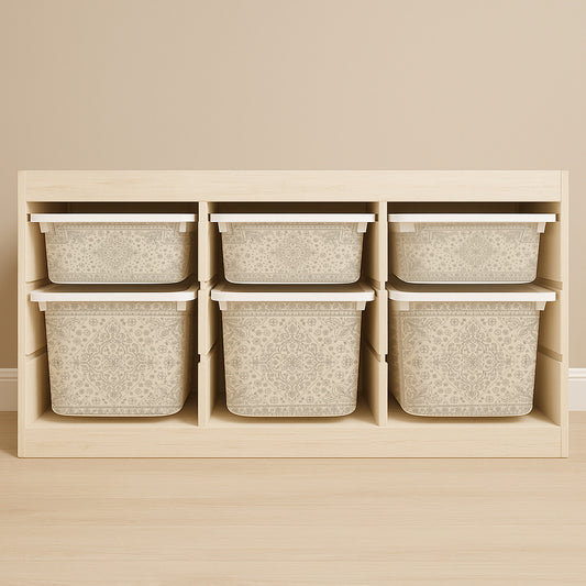 Vintage Heirloom Stickers For Ikea Trofast Drawers