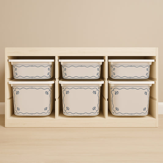 Vintage Frame Stickers For Ikea Trofast Drawers