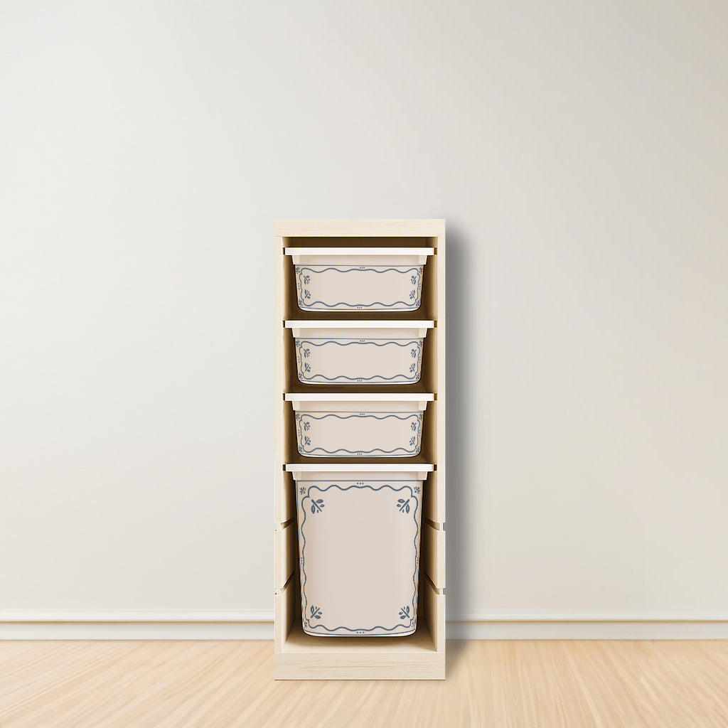 Vintage Frame Stickers For Ikea Trofast Drawers (Side Facing Vertical Units)