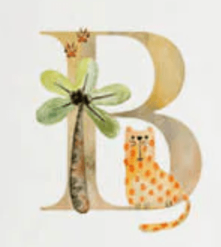 Letter B - Nursery Stickers