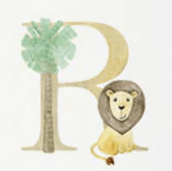 Letter R - Nursery Stickers