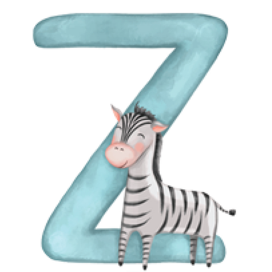 Letter Z - Cartoon Animals