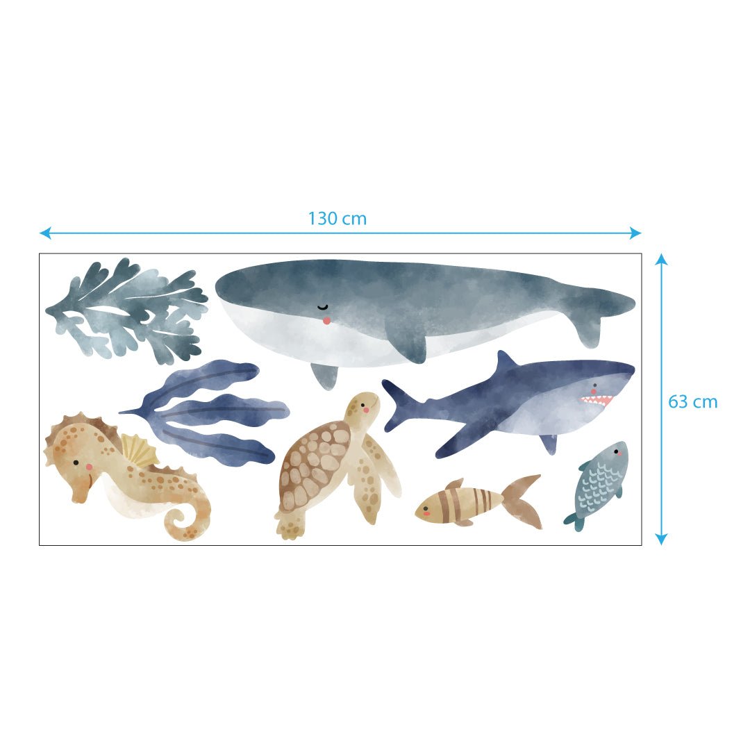 Underwater Adventure Nursery Wall Stickers - Nursery Stickers