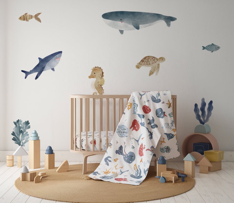 Underwater Adventure Nursery Wall Stickers - Nursery Stickers