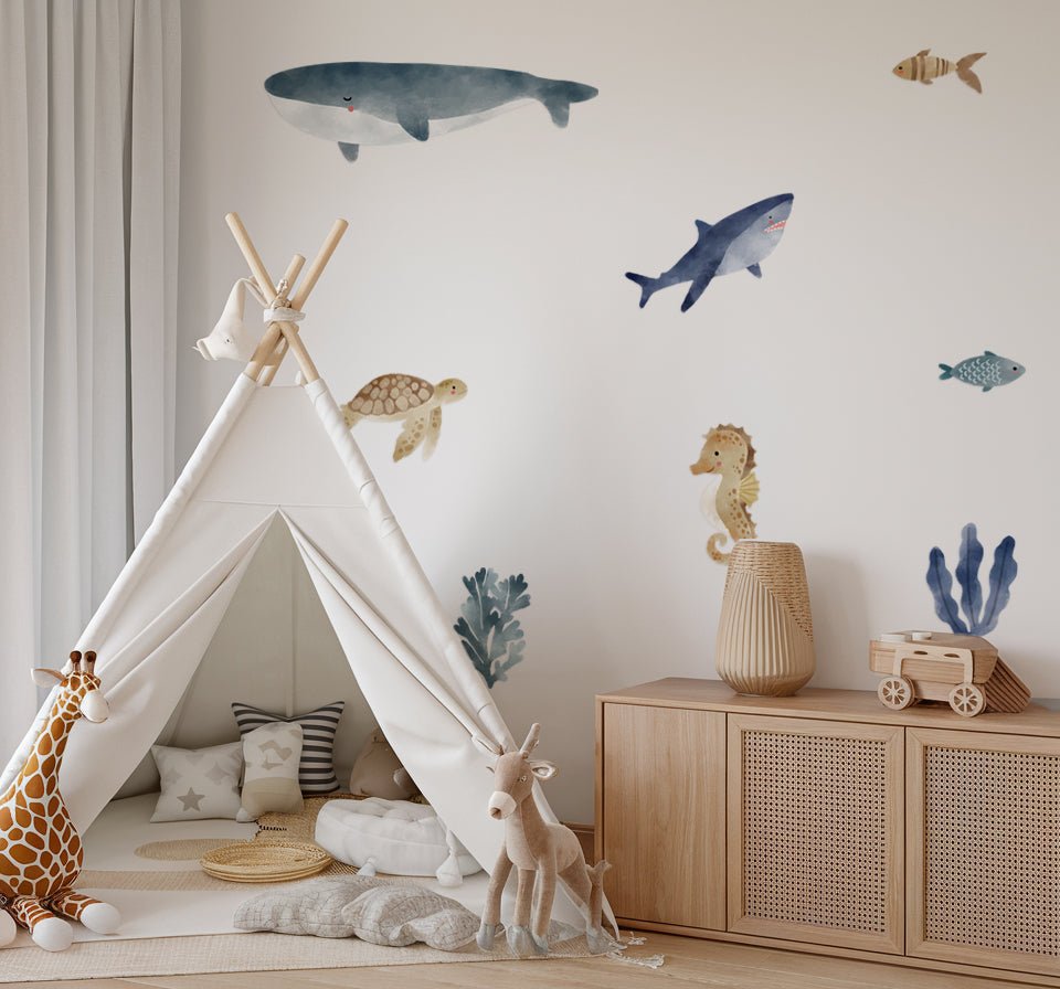 Underwater Adventure Nursery Wall Stickers - Nursery Stickers