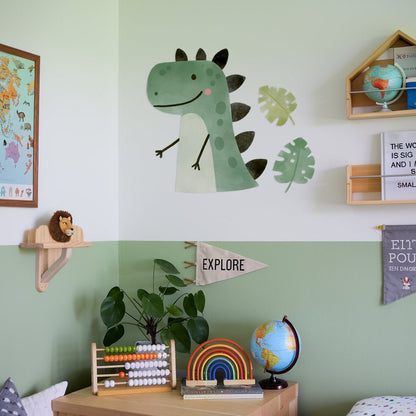 Friendly Dinosaur Nursery Wall Sticker - Nursery Stickers