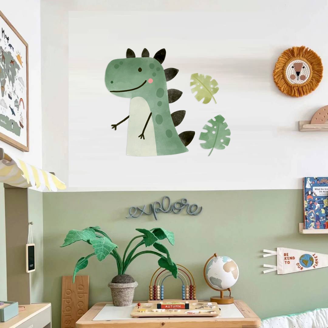 Friendly Dinosaur Nursery Wall Sticker - Nursery Stickers