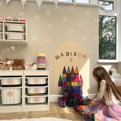 Removable Magnetic Arch Chalk Board Wall Sticker