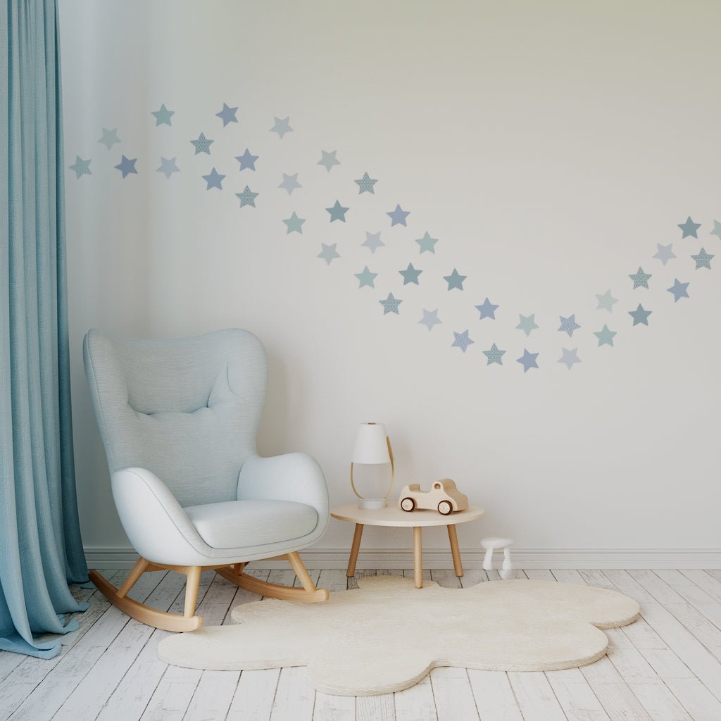 Boho Stars Nursery Wall Stickers - Nursery Stickers