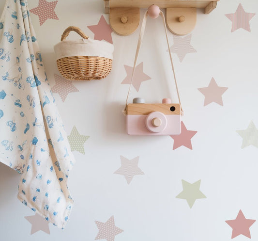 Boho Stars Nursery Wall Stickers - Nursery Stickers