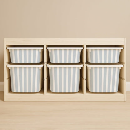 Striped Stickers For Ikea Trofast Drawers - Nursery Stickers