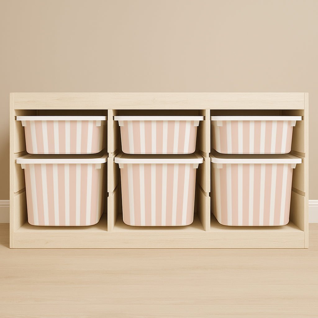 Striped Stickers For Ikea Trofast Drawers - Nursery Stickers