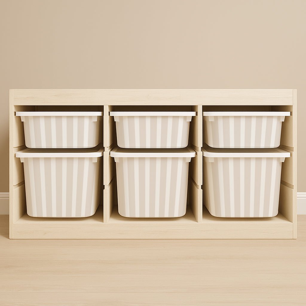 Striped Stickers For Ikea Trofast Drawers - Nursery Stickers