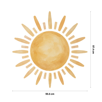 Watercolour Sunshine Nursery Wall Sticker