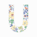 Letter U - Floral
