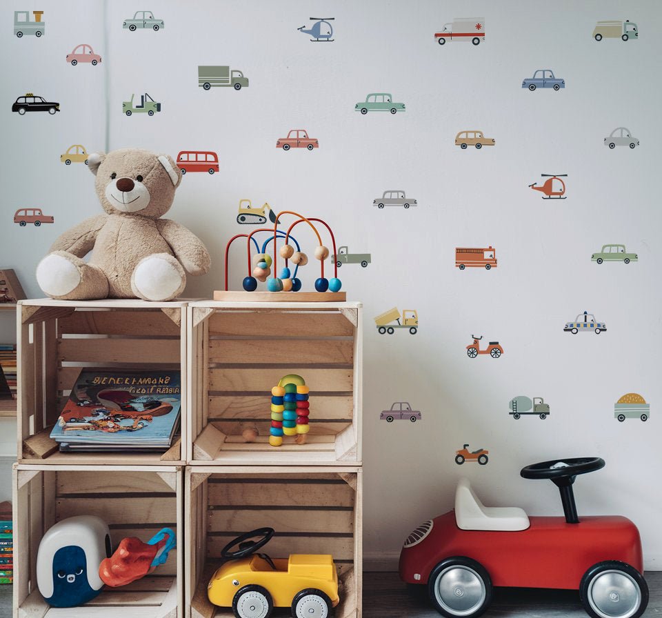 Transport Vehicles Nursery Wall Stickers - Nursery Stickers