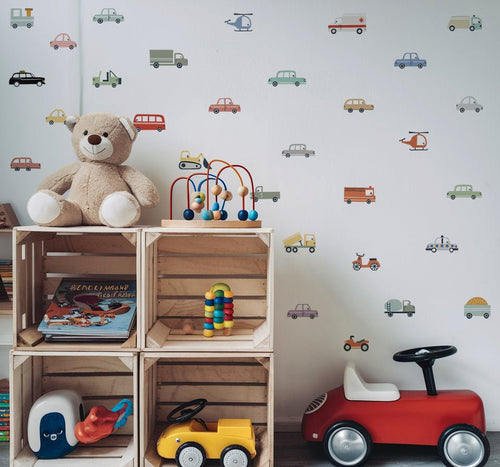 Transport Vehicles Nursery Wall Stickers - Nursery Stickers