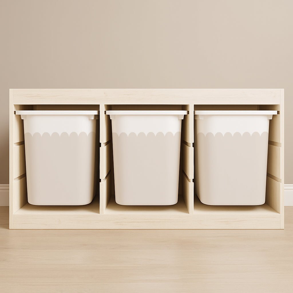 Wavy Stickers For Ikea Trofast Drawers - Nursery Stickers