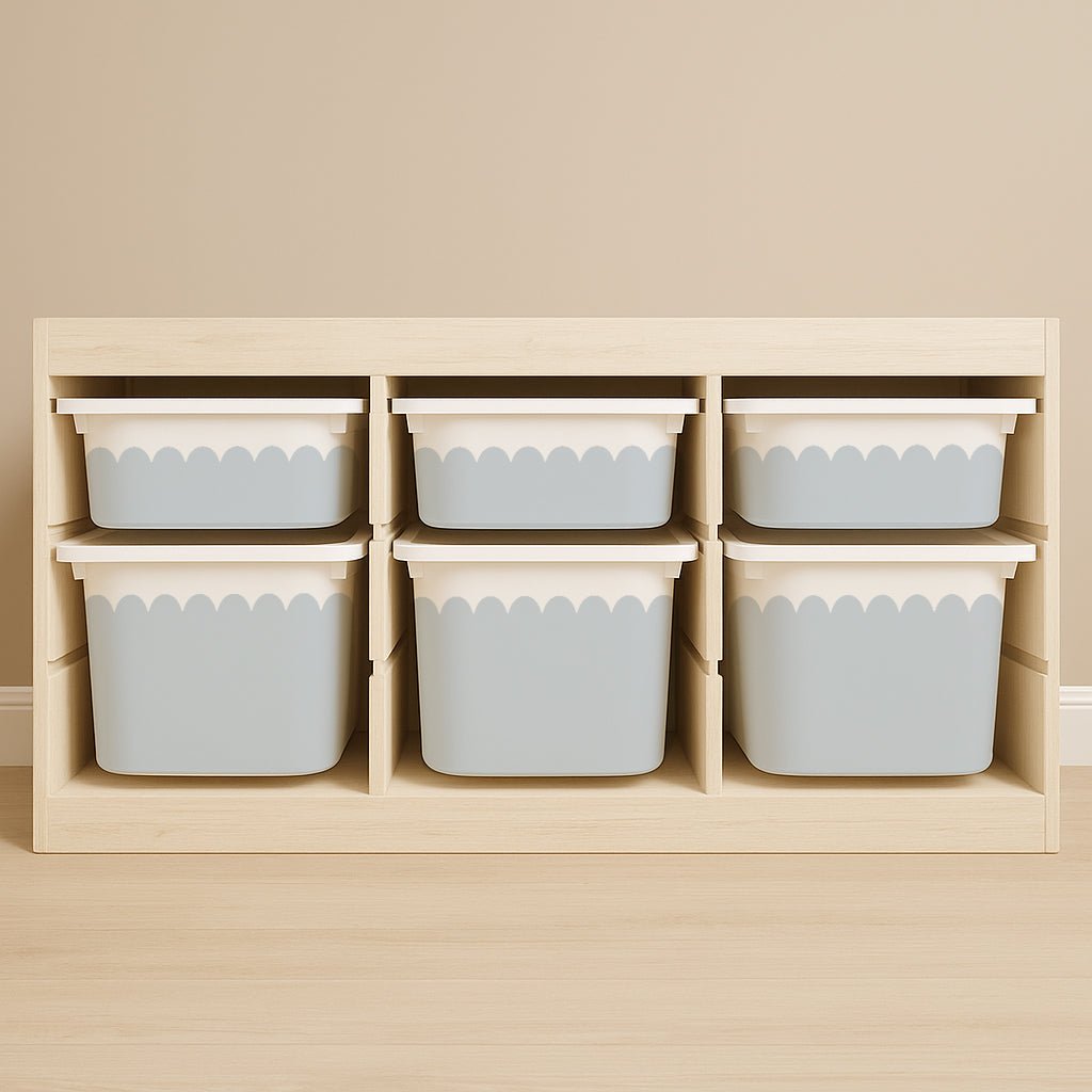 Wavy Stickers For Ikea Trofast Drawers - Nursery Stickers