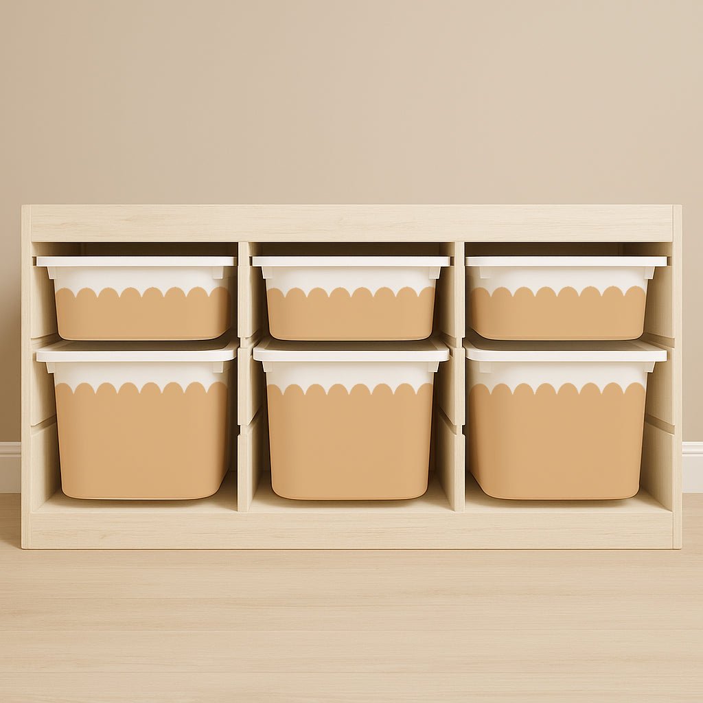 Wavy Stickers For Ikea Trofast Drawers - Nursery Stickers
