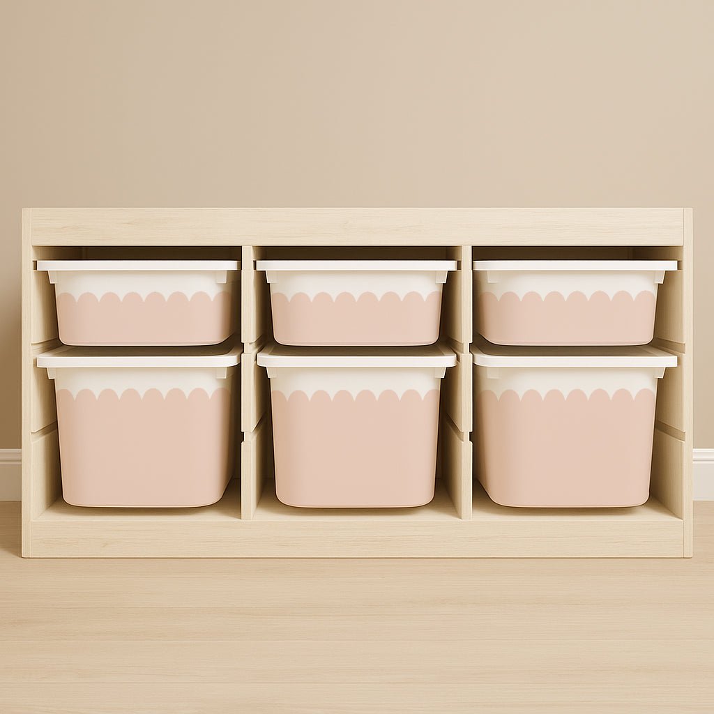 Wavy Stickers For Ikea Trofast Drawers - Nursery Stickers