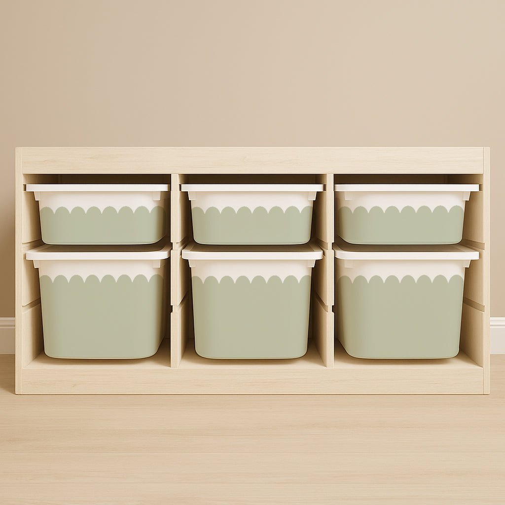 Wavy Stickers For Ikea Trofast Drawers - Nursery Stickers