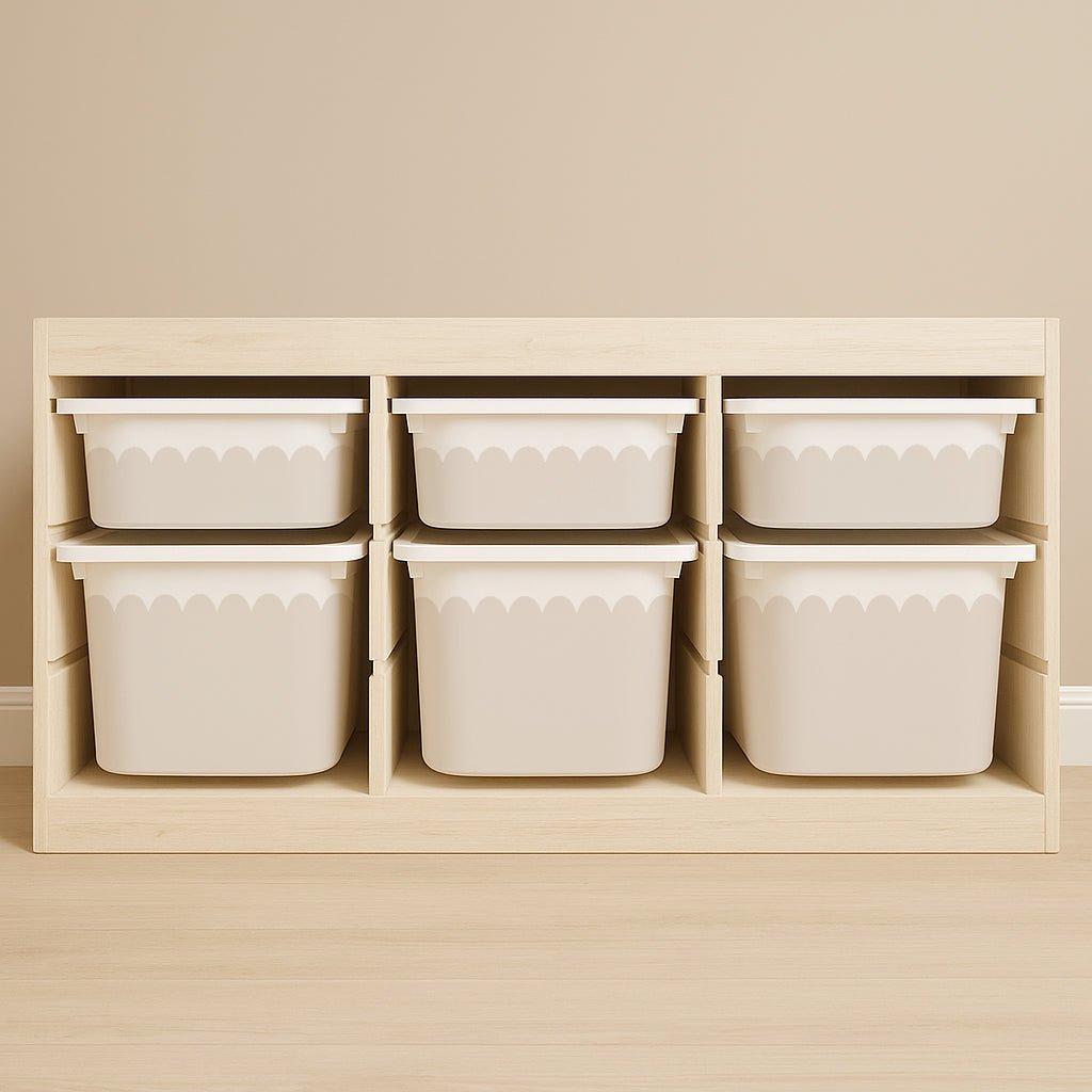 Wavy Stickers For Ikea Trofast Drawers - Nursery Stickers