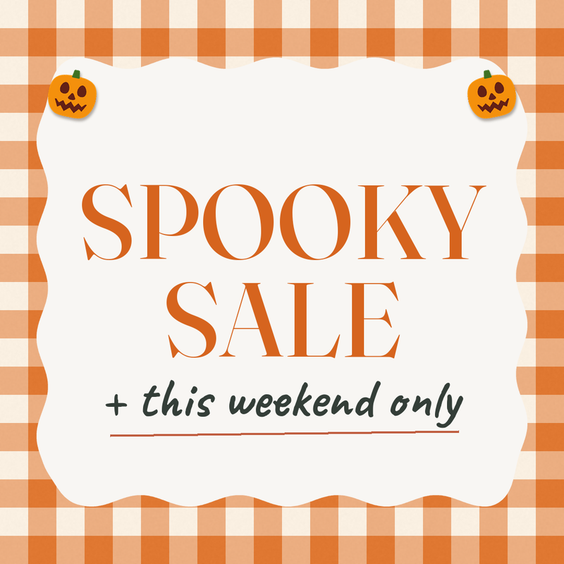 Up to 60% off 🎃