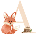Letter A - Woodland