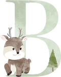 Letter B - Woodland