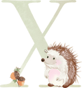 Letter X - Woodland