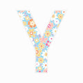 Letter Y - Floral